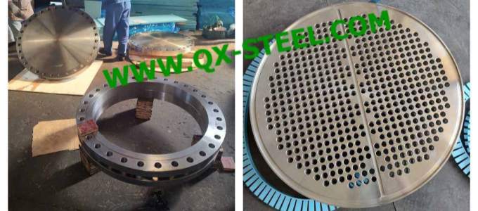 Tubesheet - U tubes - Flanges shipped