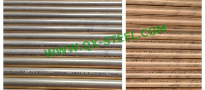 ASME SB111-C68700 copper tube shipped