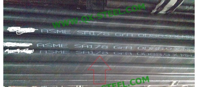 ASME SA178-C  ERW steel superheater tubes