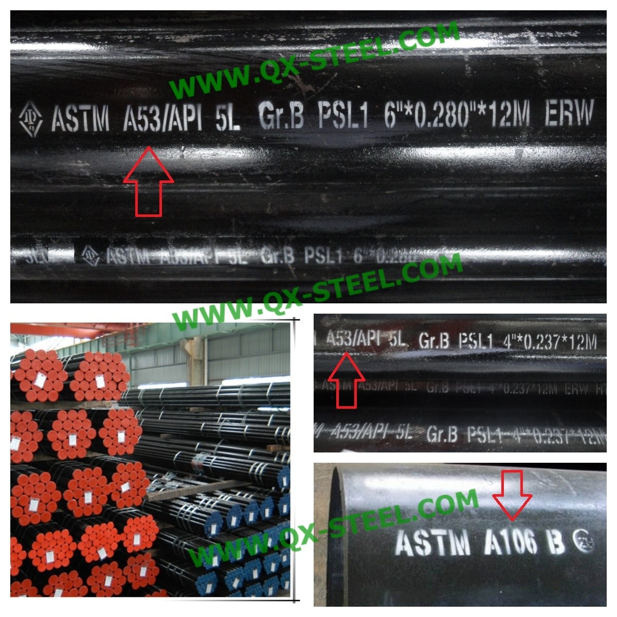 API 5L-B, ASTM A53-B